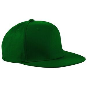 Beechfield Unisex 5 Panel Retro Rapper Cap / Bottle Green